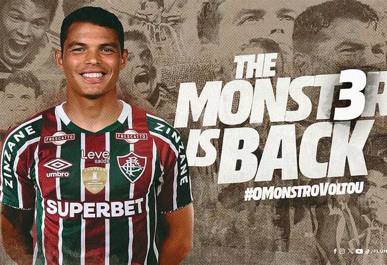 El Fluminense anuncia el fichaje del veterano defensa Thiago Silva